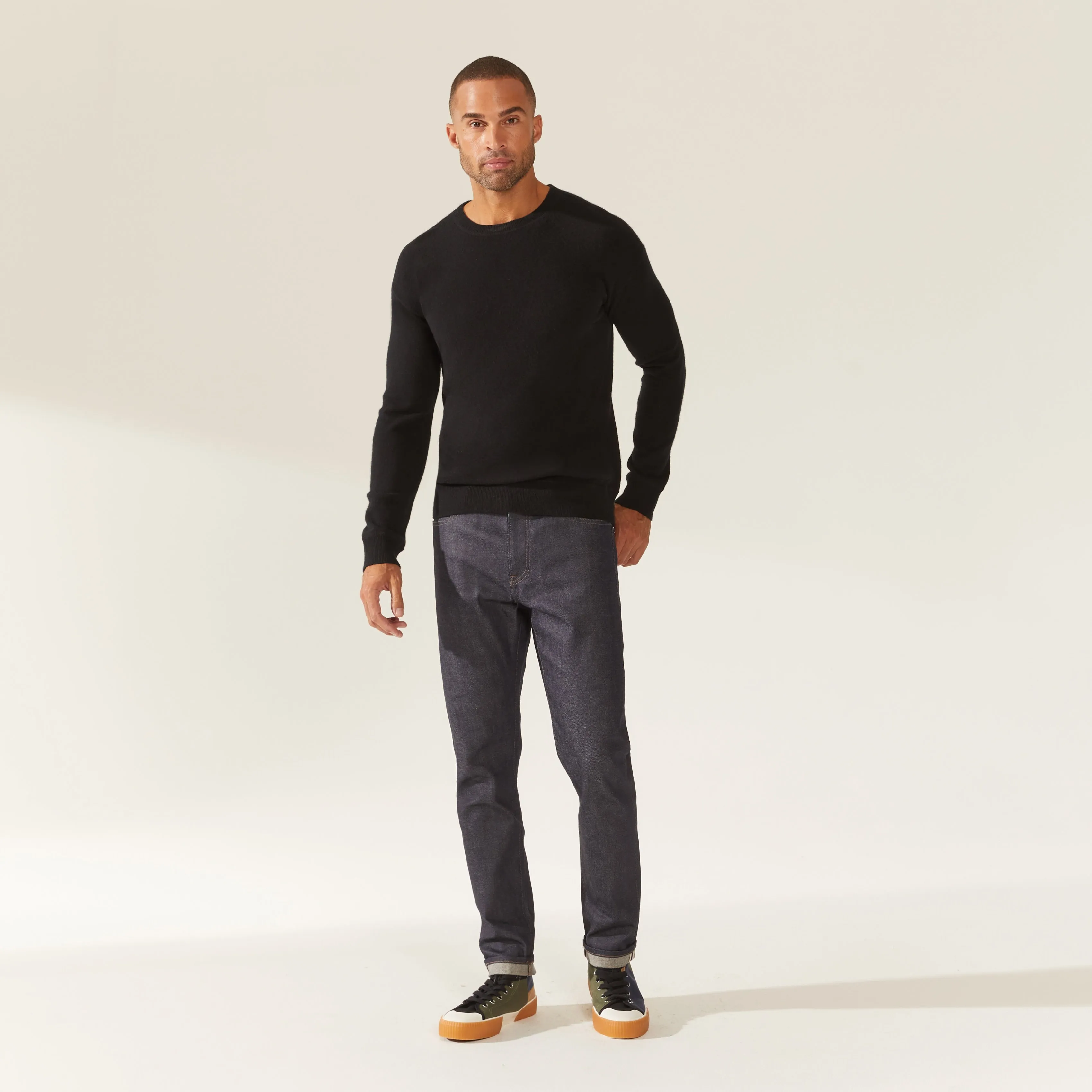 Mateo Cashmere Crewneck Sweater