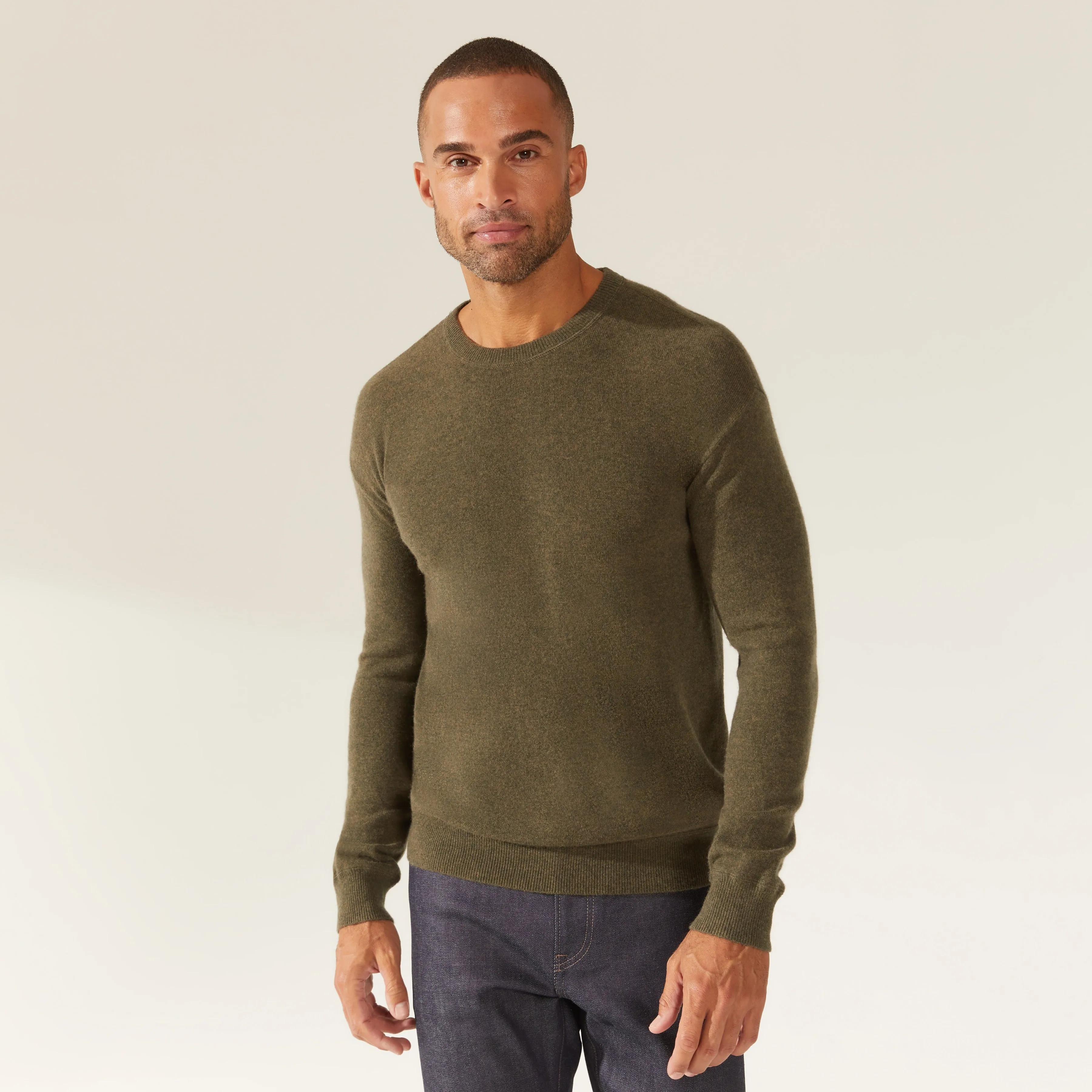 Mateo Cashmere Crewneck Sweater