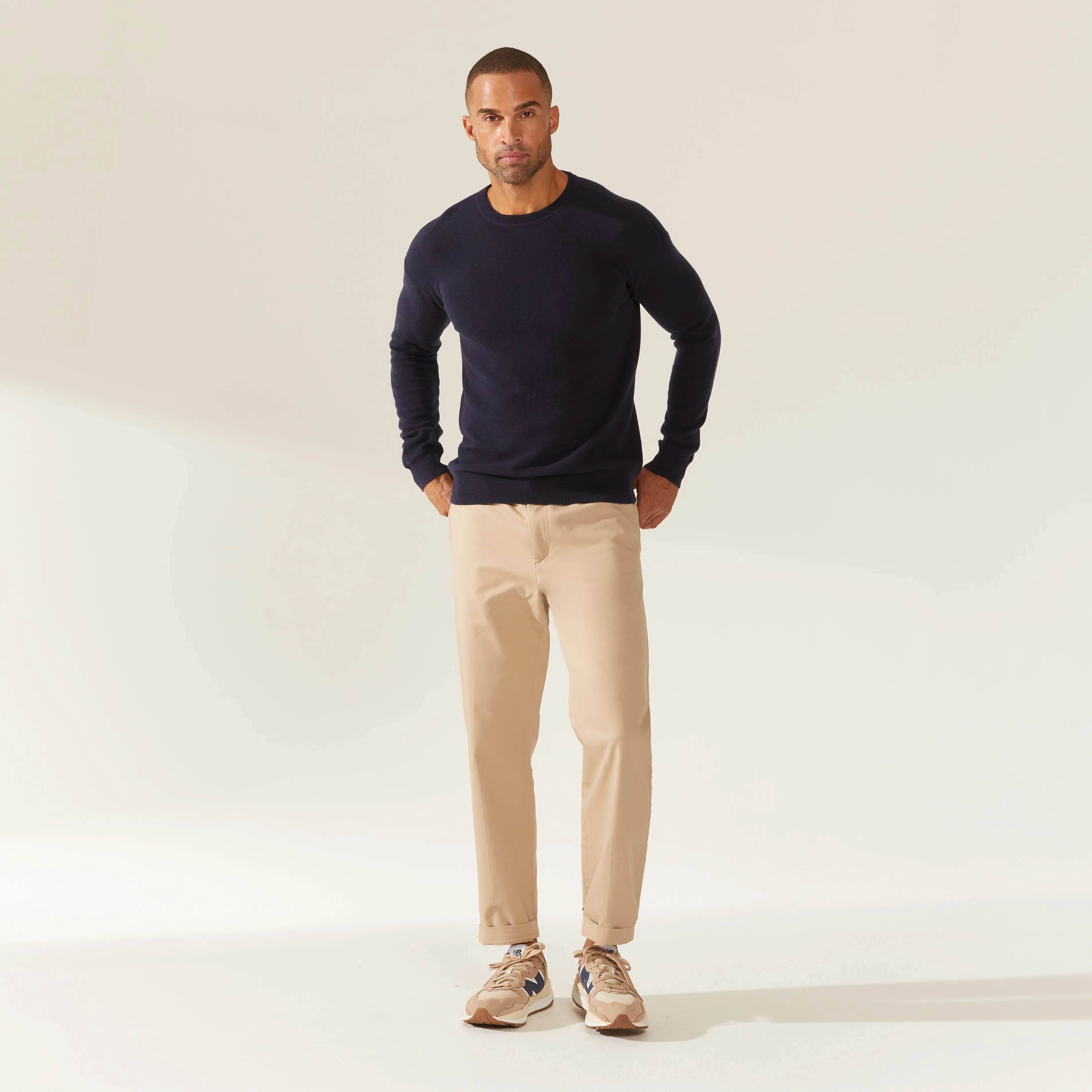 Mateo Cashmere Crewneck Sweater