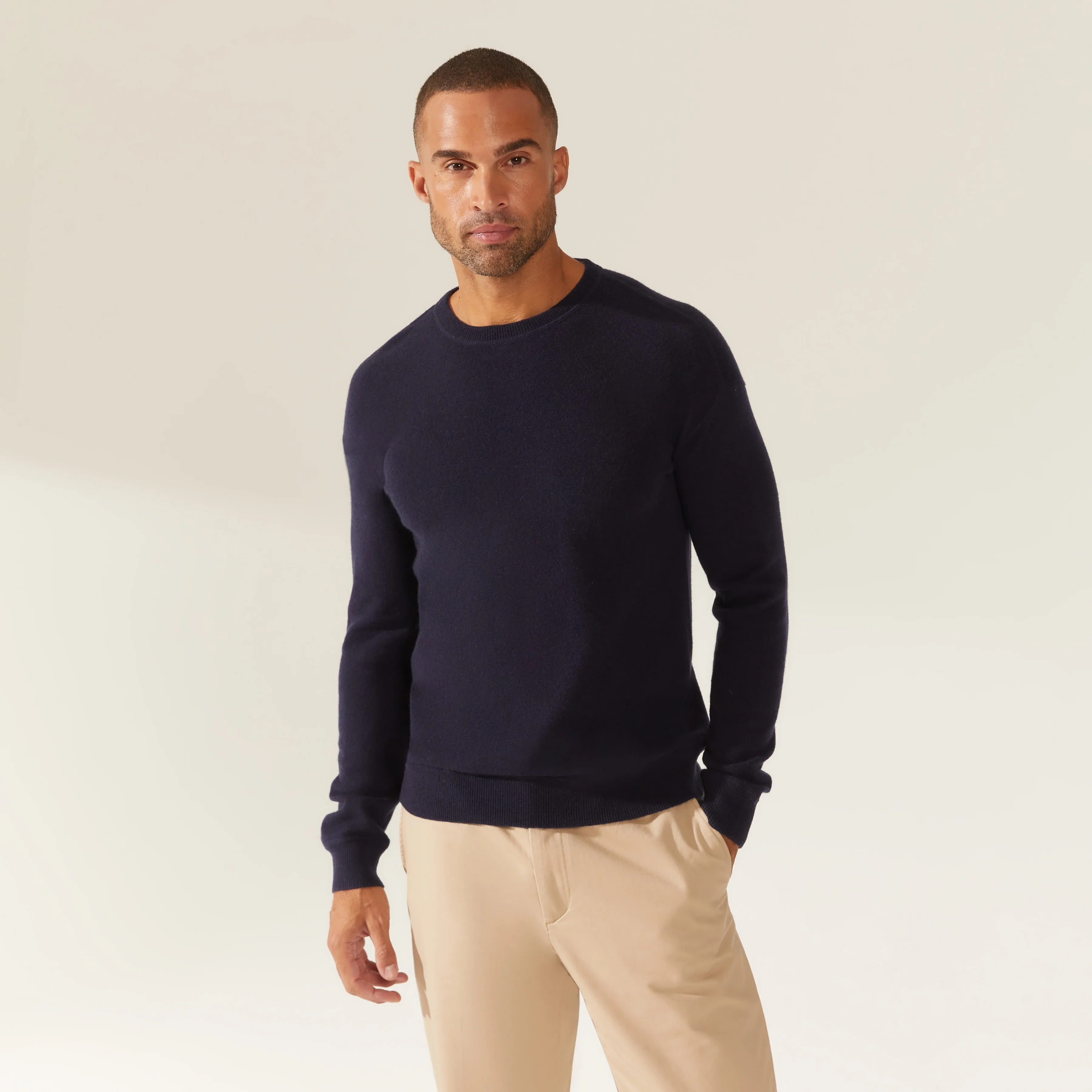 Mateo Cashmere Crewneck Sweater