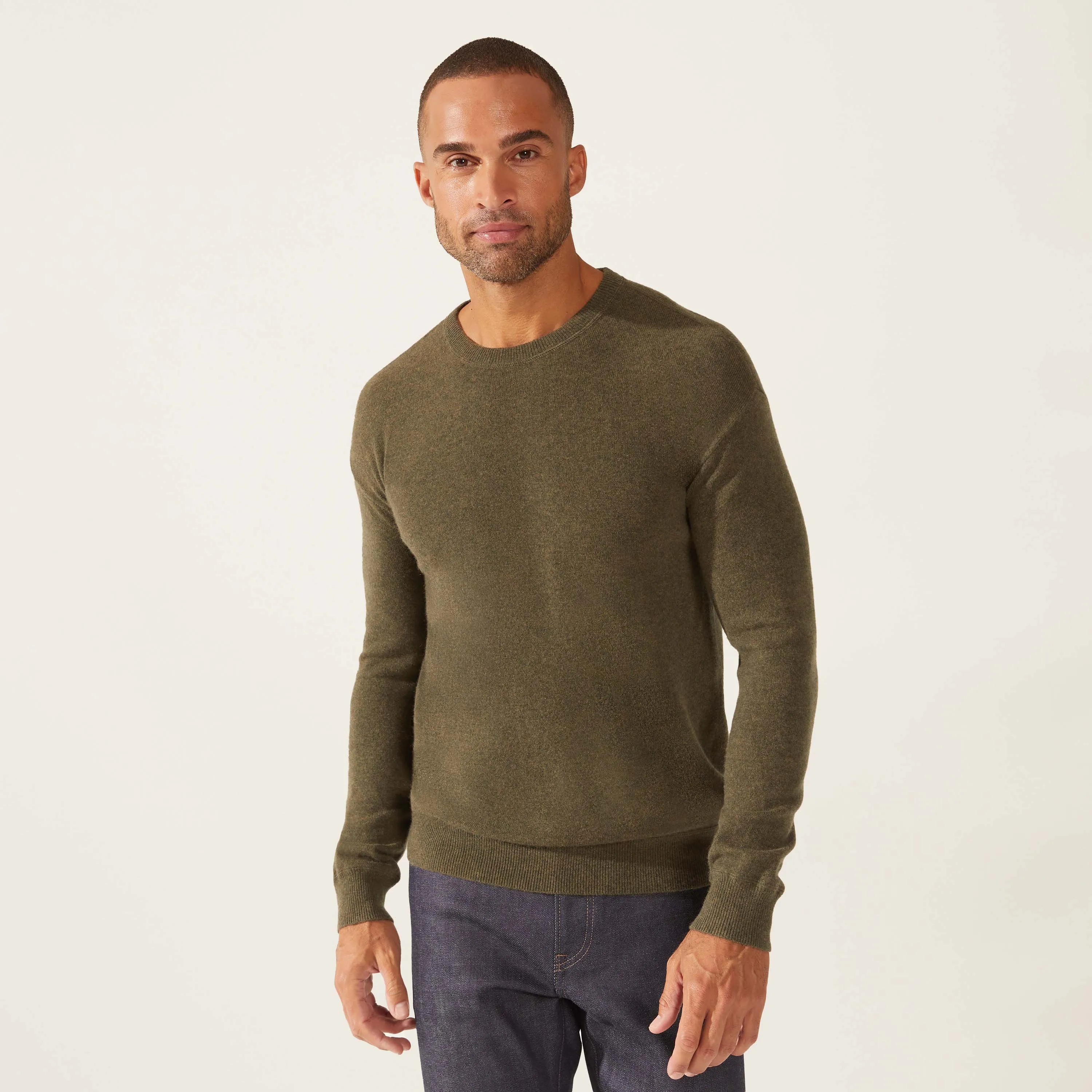 Mateo Cashmere Crewneck Sweater