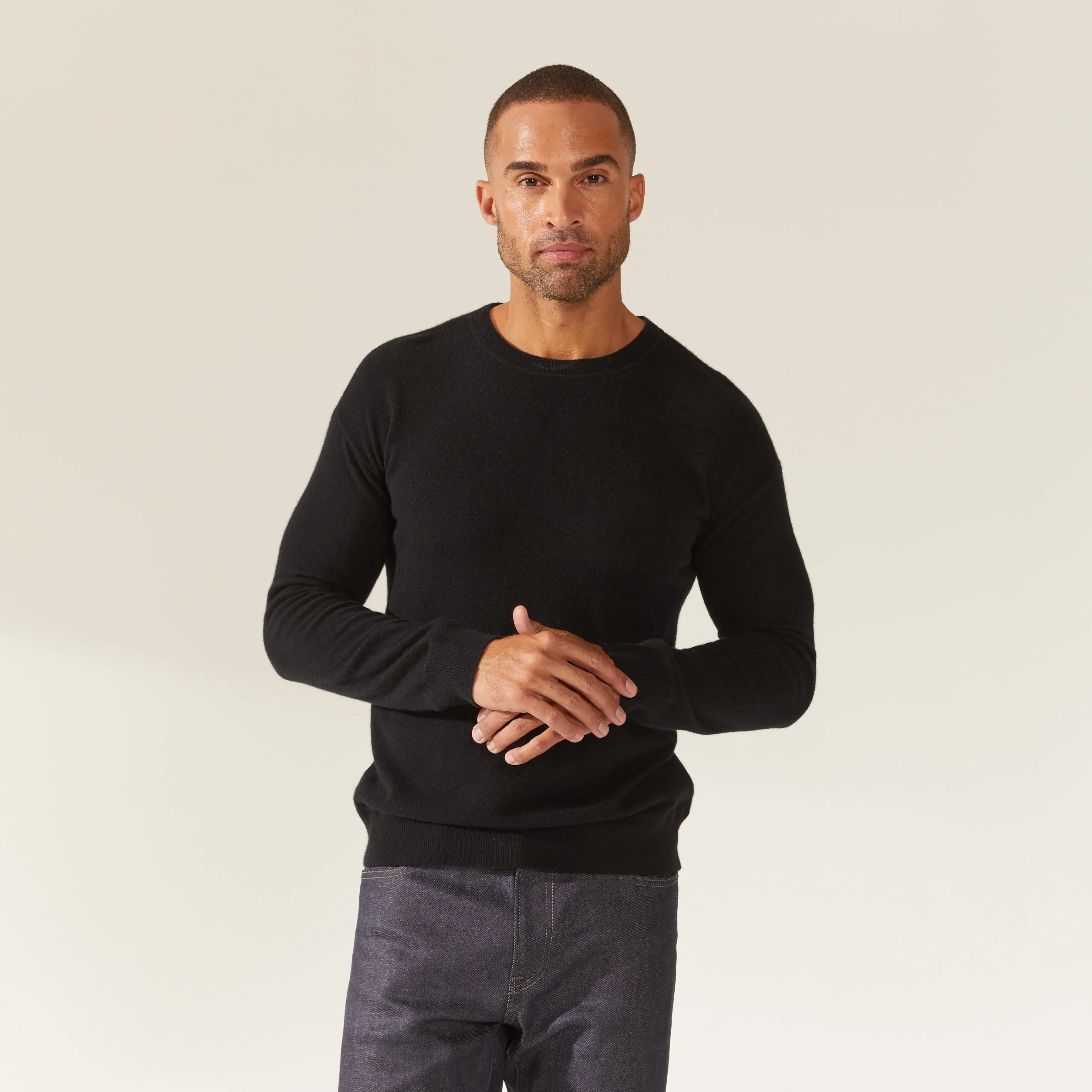 Mateo Cashmere Crewneck Sweater