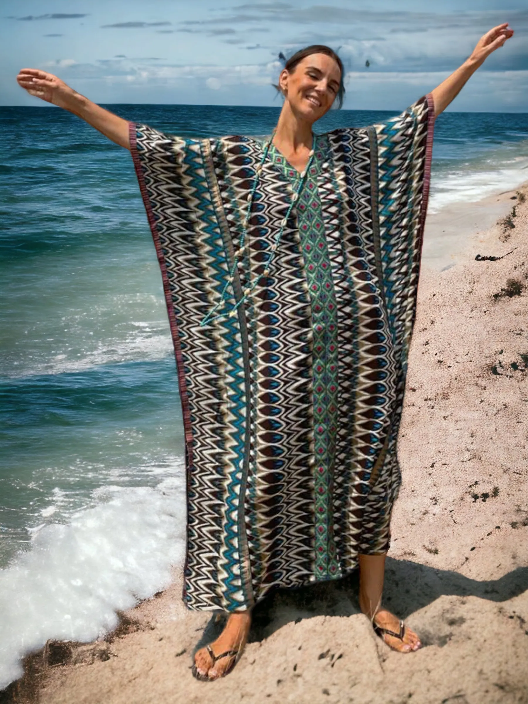 Maya Soft n Breezy Kaftan AU 12-20