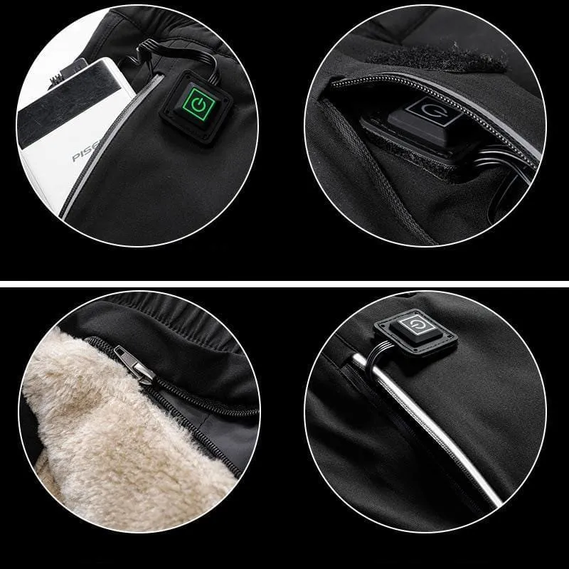 Men And Women Fur Pants Charging USB Facility