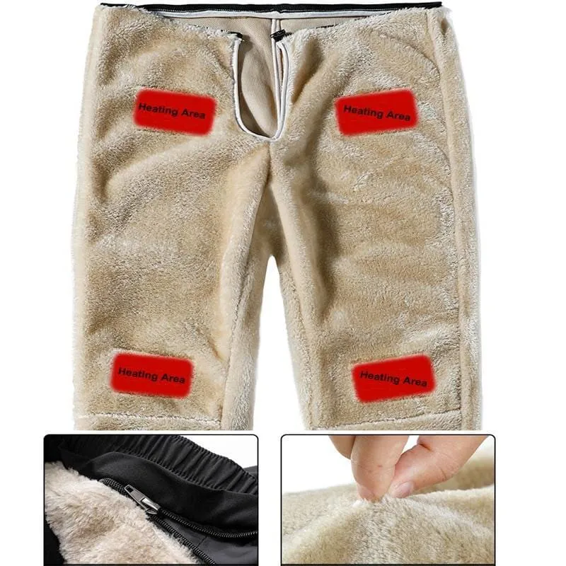 Men And Women Fur Pants Charging USB Facility