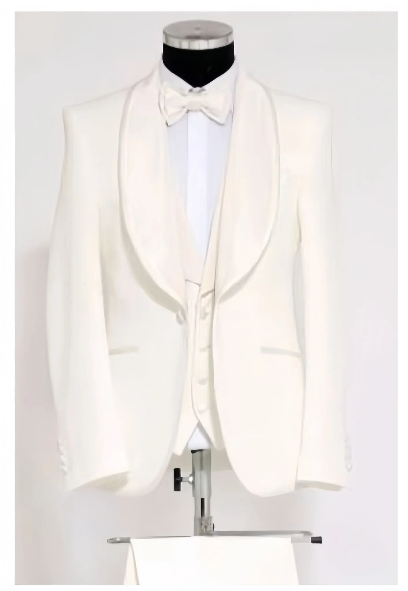 Men's Cream Tuxedo Jacket Wedding