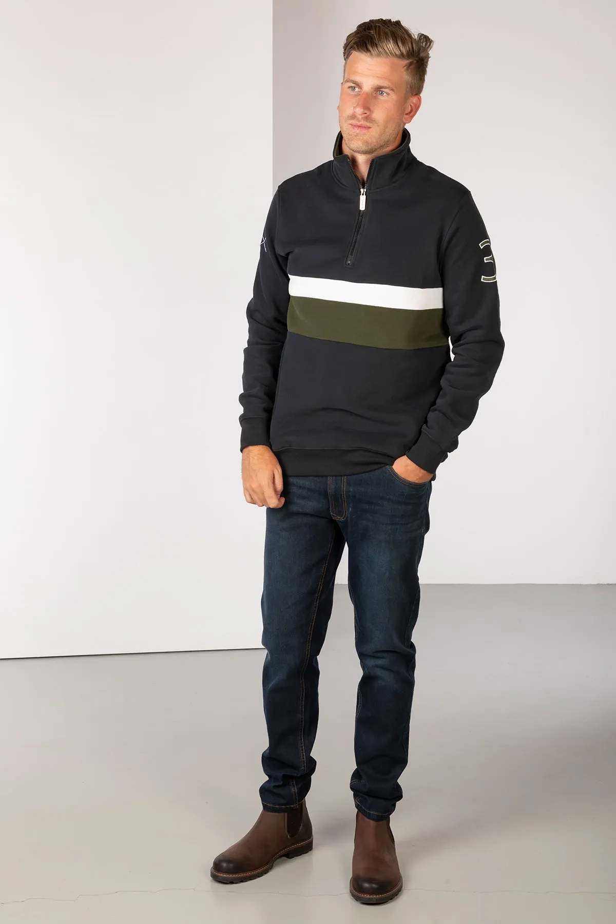 Men's Striped Sweatshirt - Beadlam