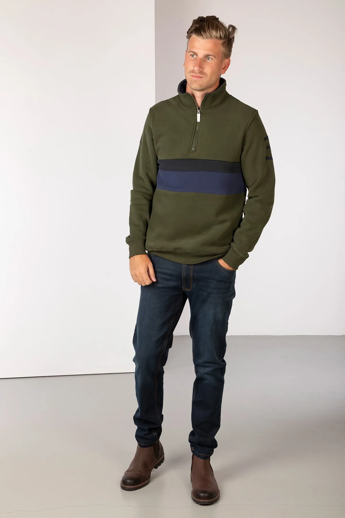 Men's Striped Sweatshirt - Beadlam