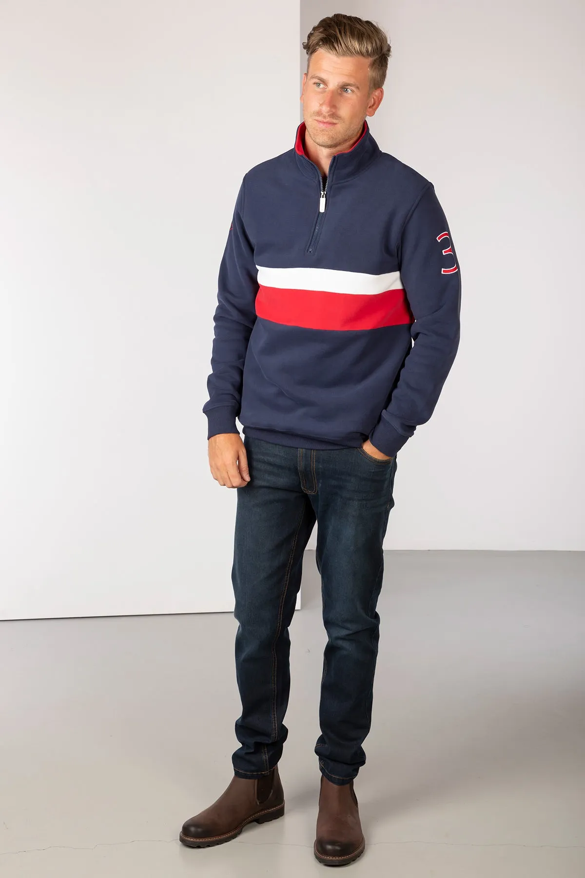 Men's Striped Sweatshirt - Beadlam