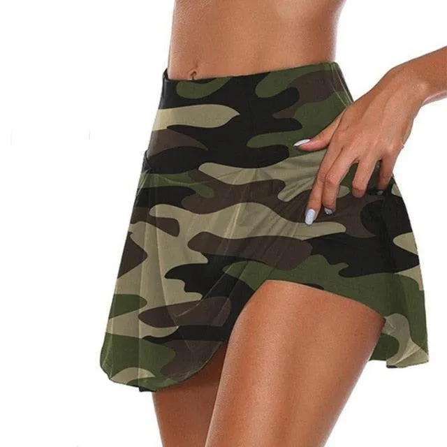 New Hot Sale Mini Skirt - Sports Fitness Leggings - High Waist Hips Casual Skirt Pants (TBL)(F31)