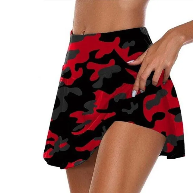 New Hot Sale Mini Skirt - Sports Fitness Leggings - High Waist Hips Casual Skirt Pants (TBL)(F31)