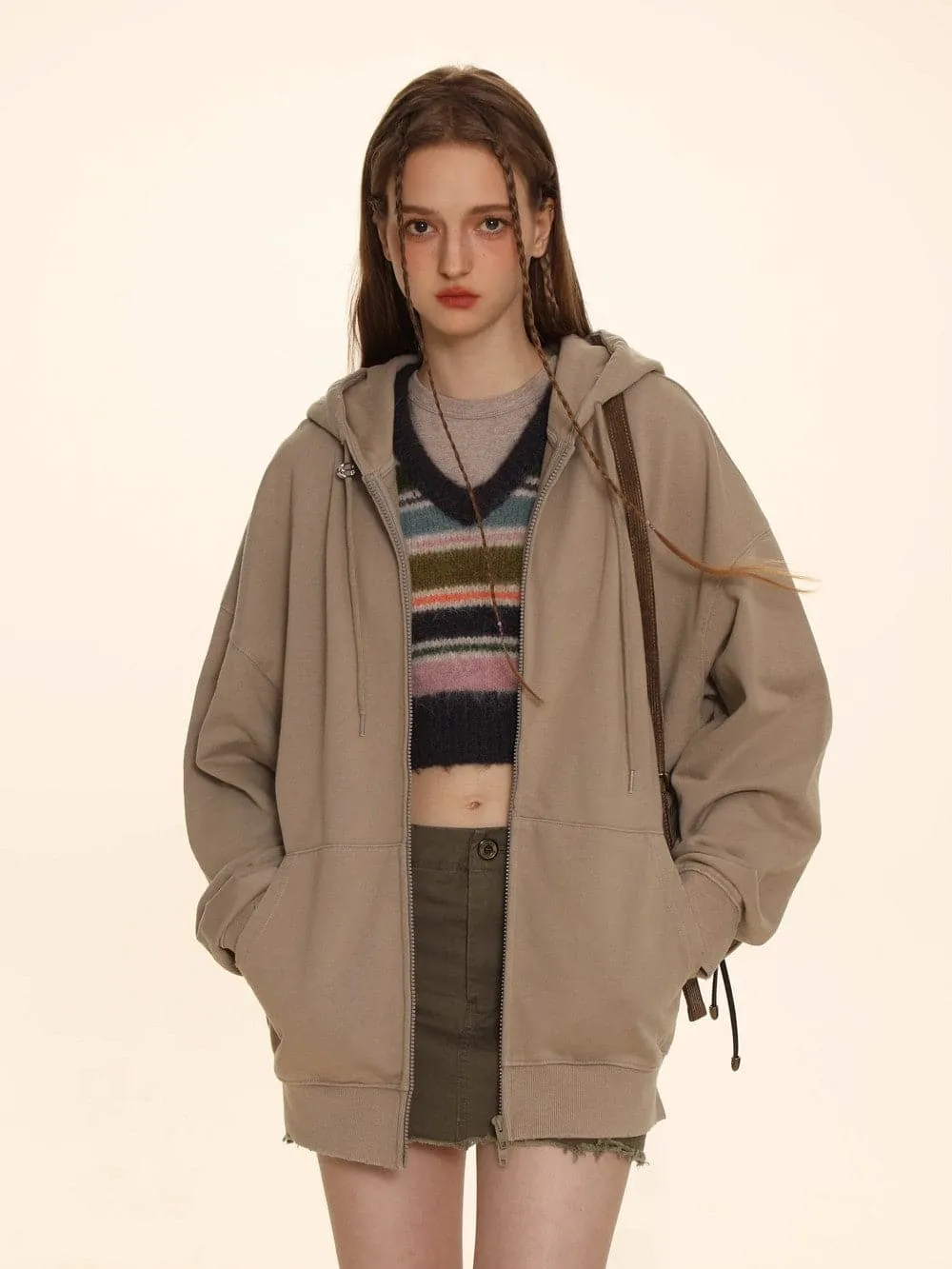 Oversized Hooded Parka - Effortlessly Casual And Stylish