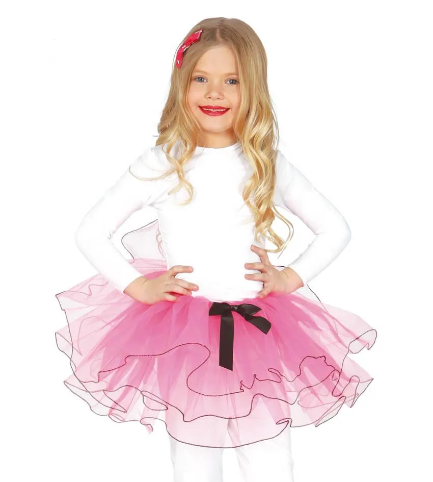 Pink Tulle Tutu Skirt Girls