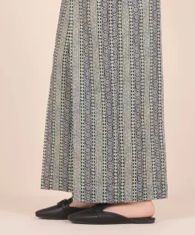 Printed Light Khaddar Culottes