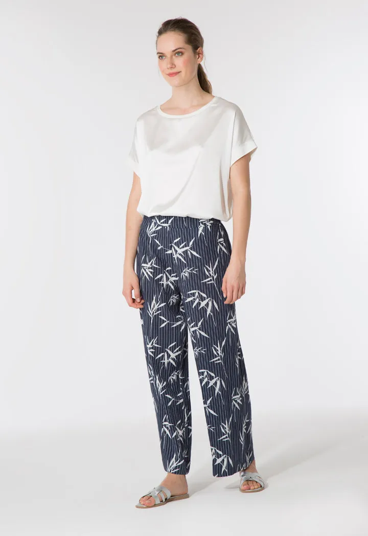 Printed Wide Leg Culottes