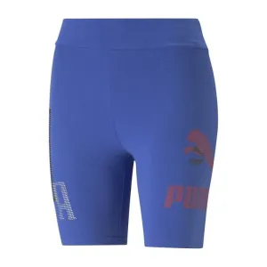 Puma Women's Classic Gen 7 Tights Shorts - Blue