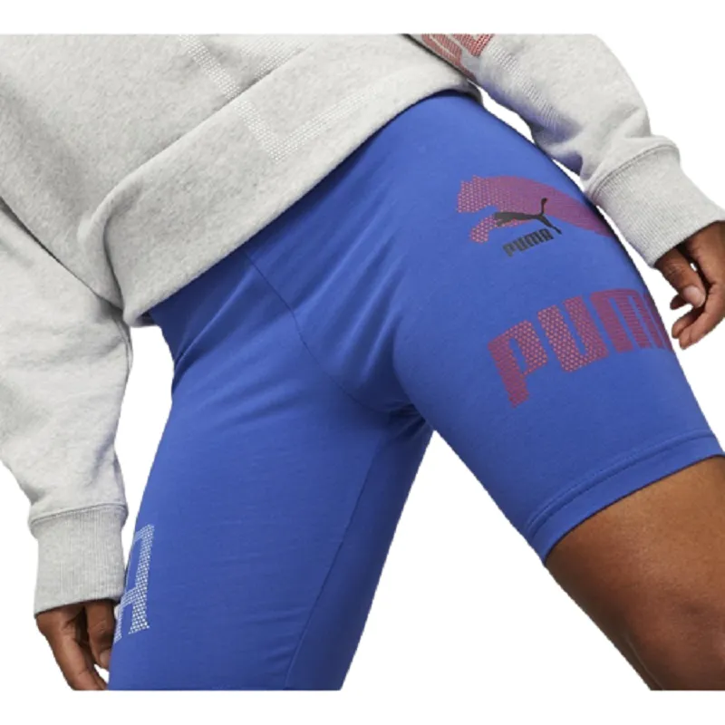 Puma Women's Classic Gen 7 Tights Shorts - Blue