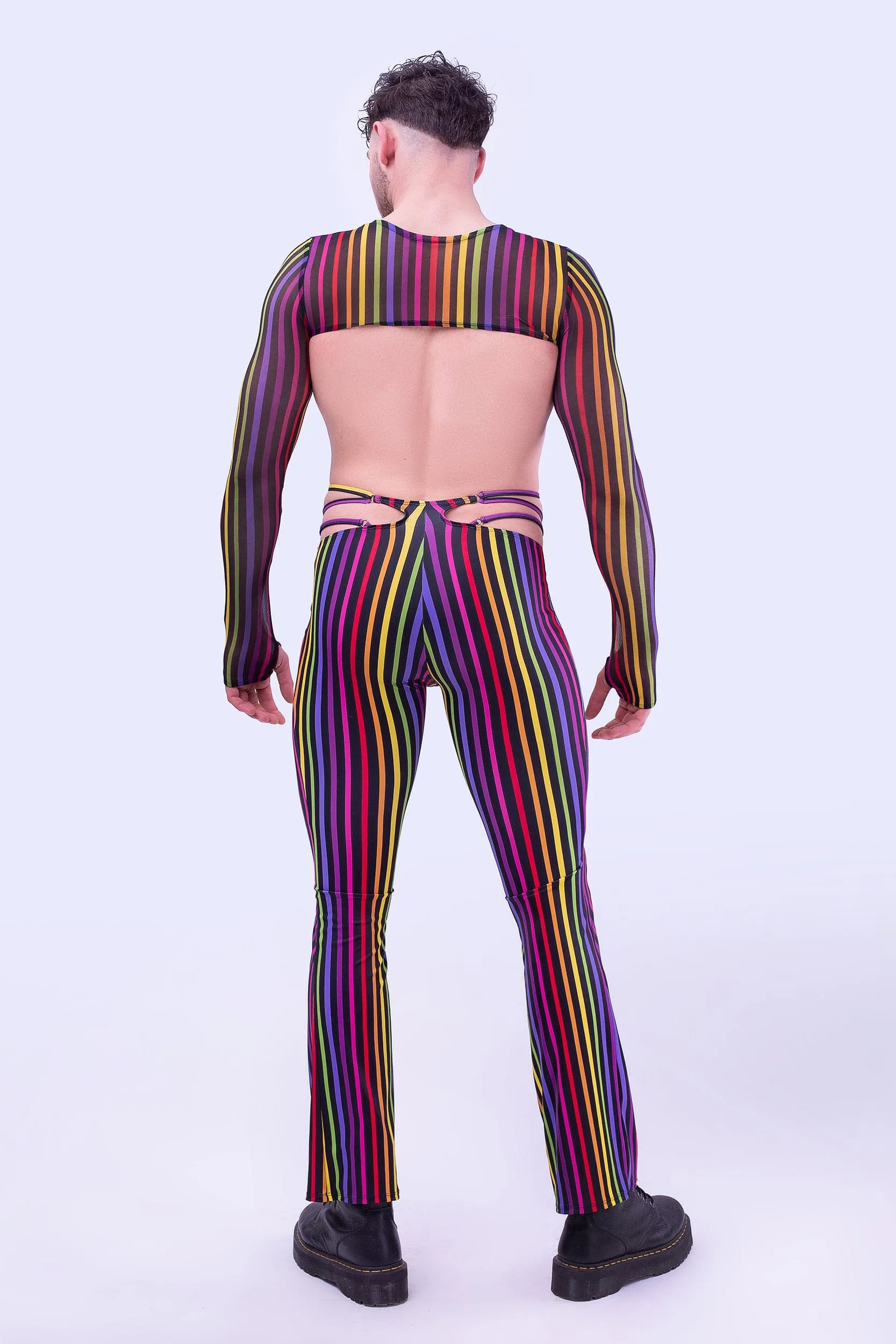 Refraction Male Cut-Out Pants