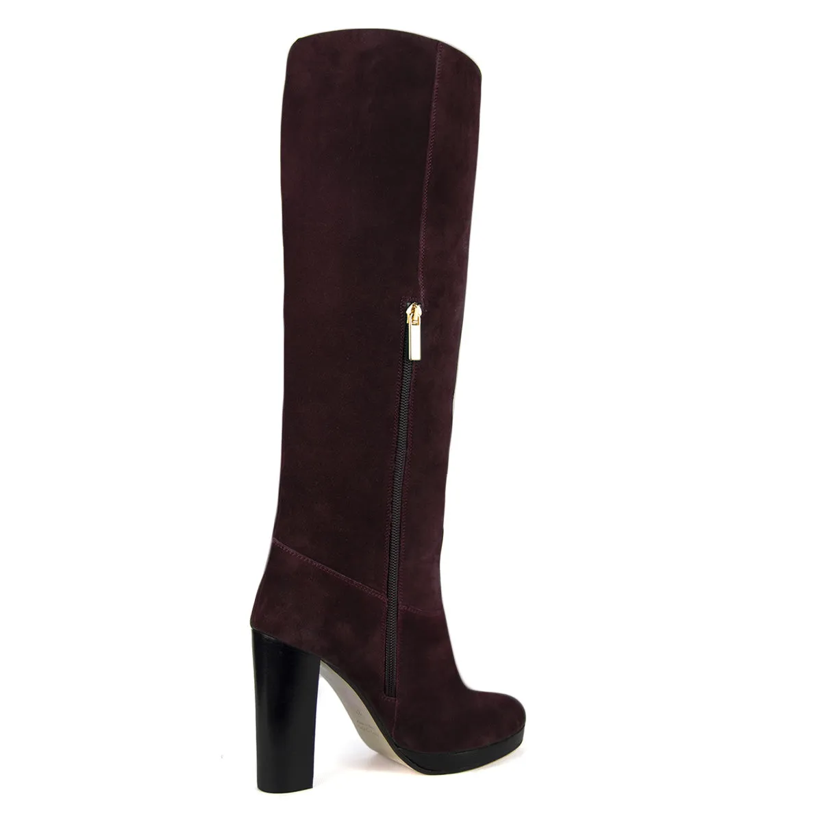 Ribes suede, burgundy