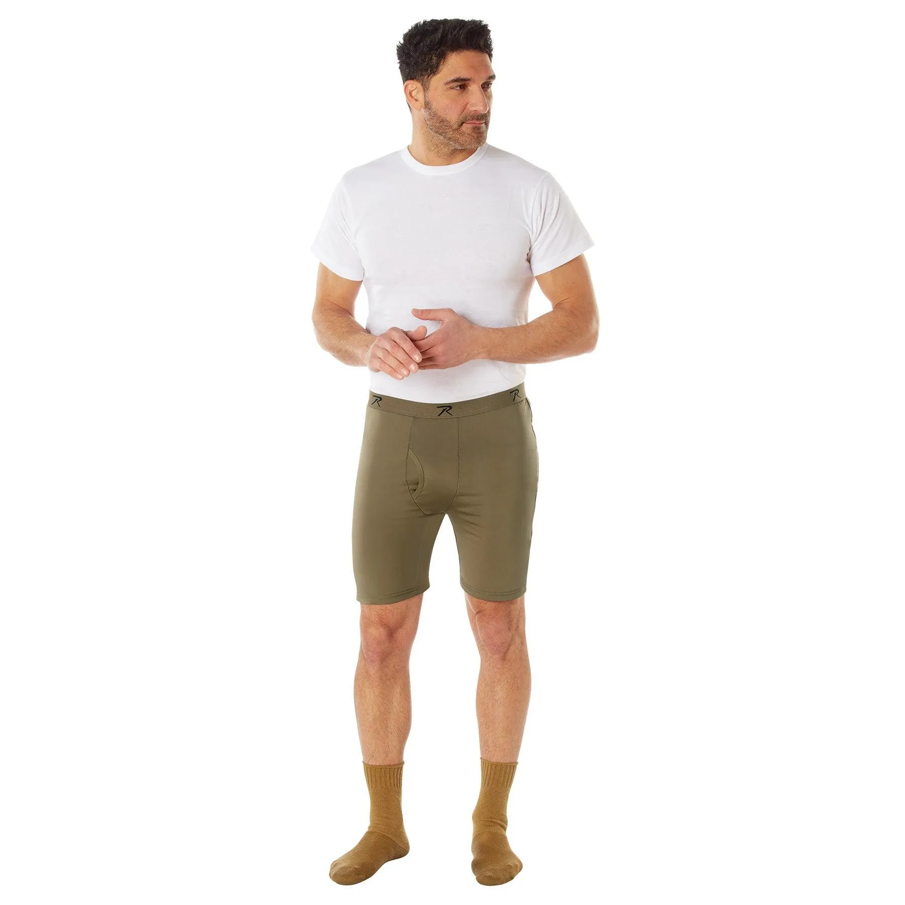 Rothco Long Length Moisture Wicking Performance Boxer Shorts