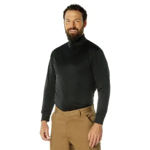 Rothco Moisture Wicking Mock Turtleneck - Black