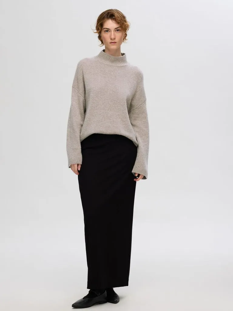 Selected Femme Cille Cashmere knit in Irish Cream