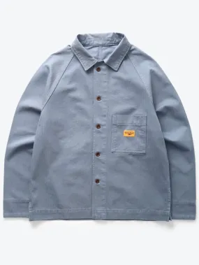 Service Works Front Of House Herringbone Jacket in Harbour Blue