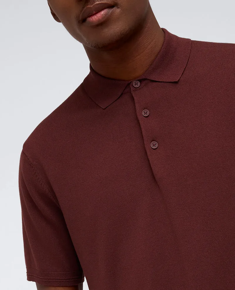 Short Sleeve Polo Sweater