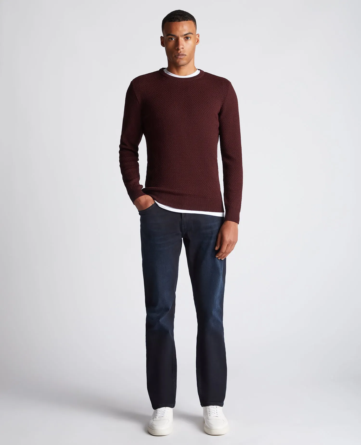 Slim Fit Merino Wool-Blend Sweater