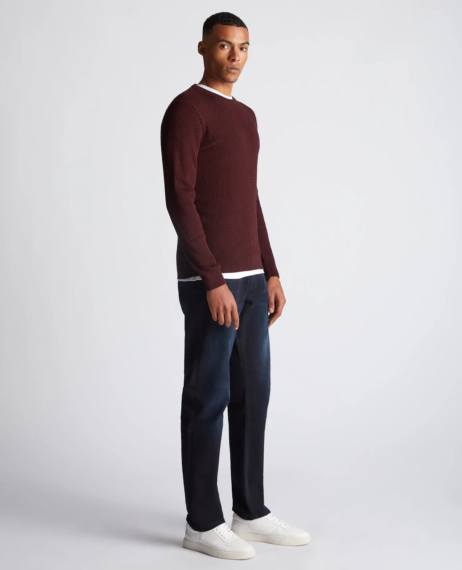 Slim Fit Merino Wool-Blend Sweater