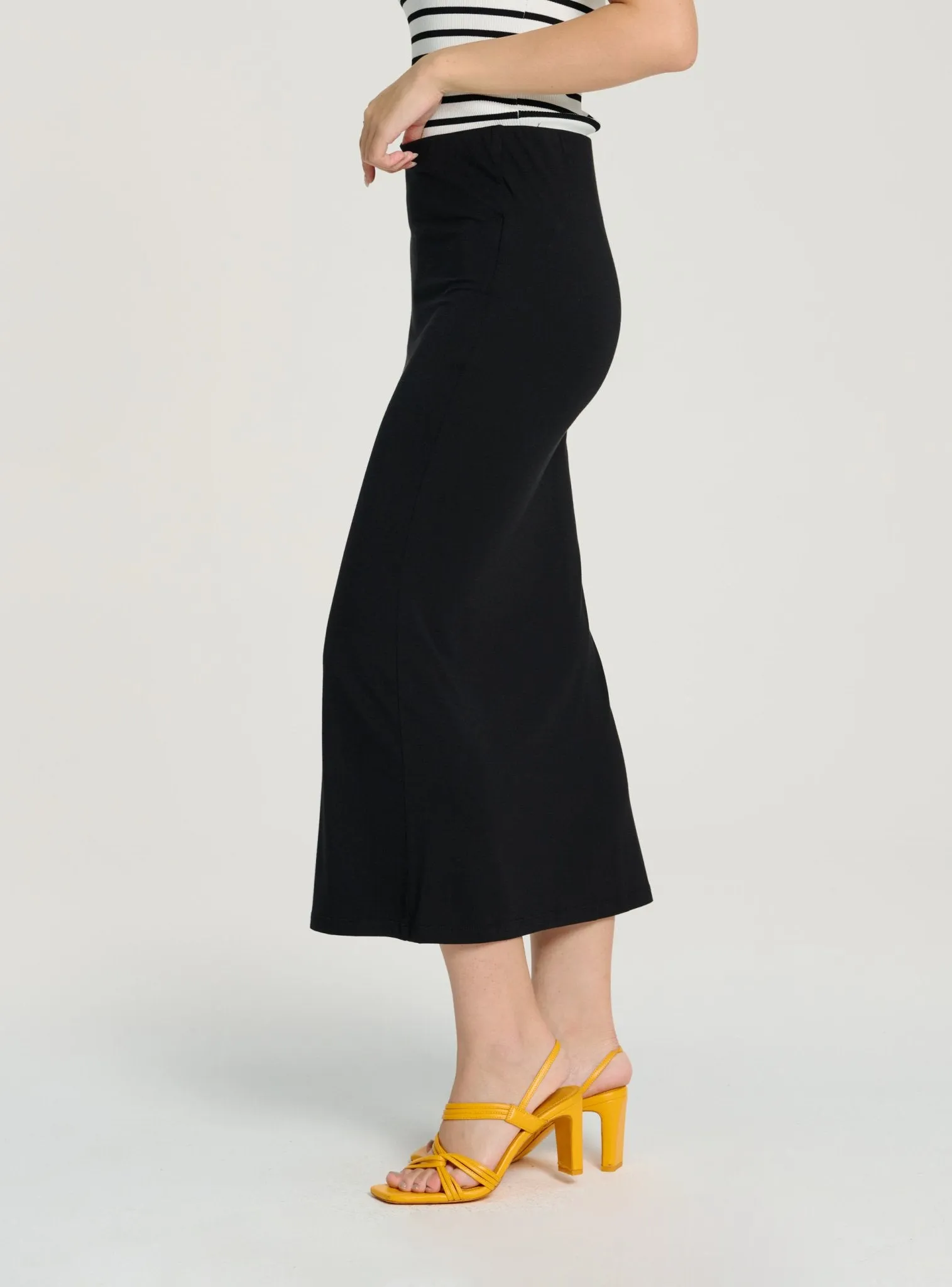 SMITHS jersey skirt (Black)