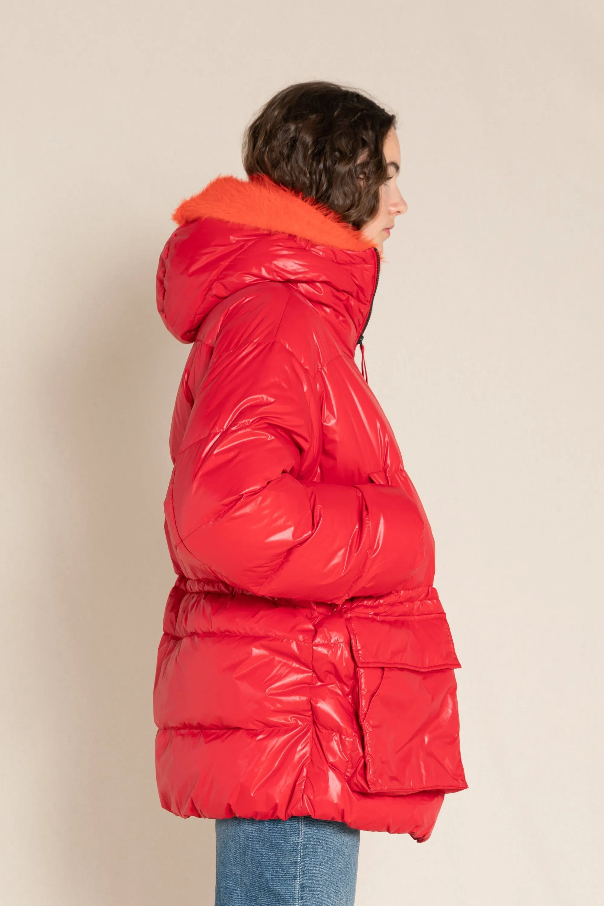 SNOWBEE Deep Red - Down Parka