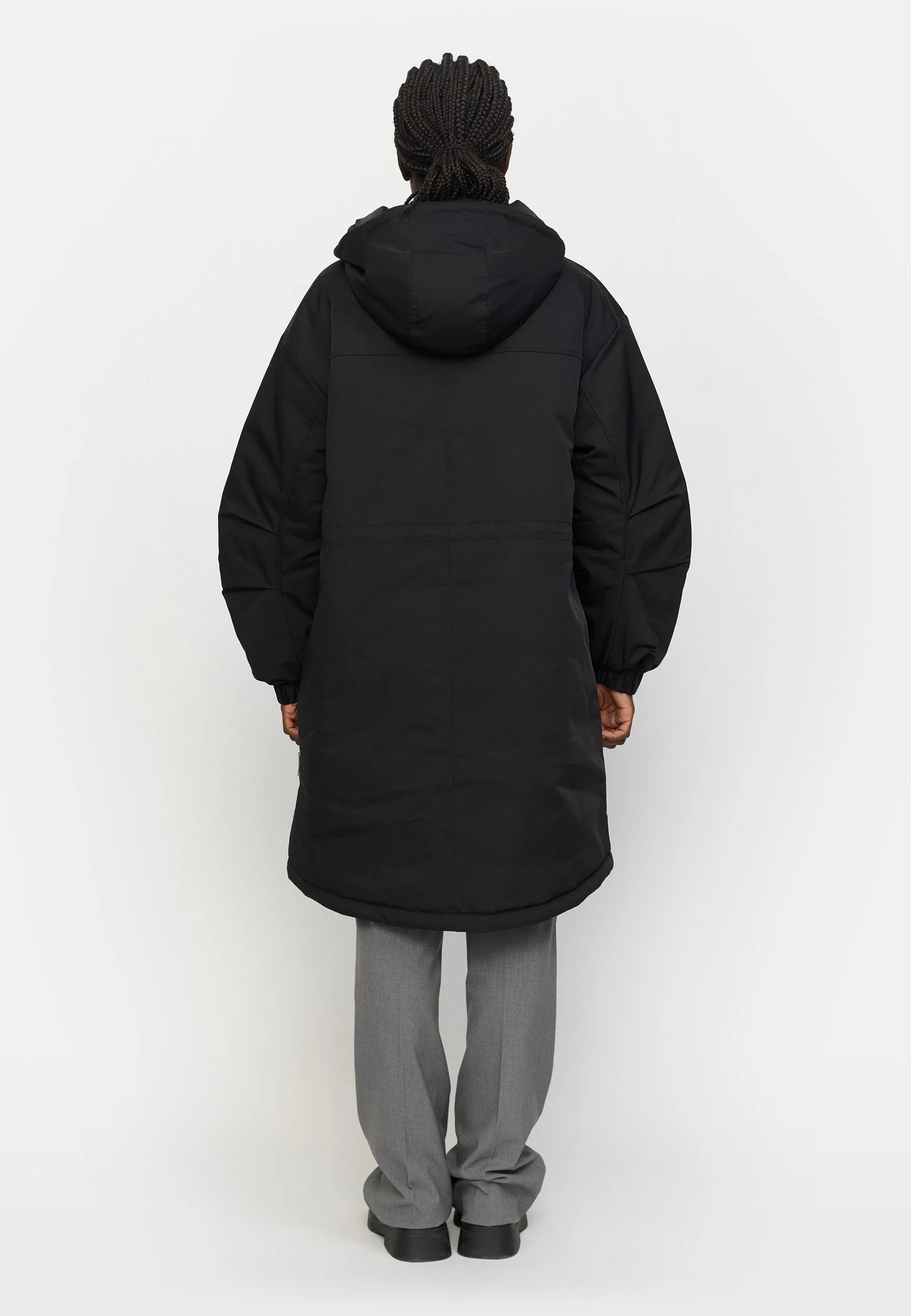 SRAmayah Parka Coat - Black