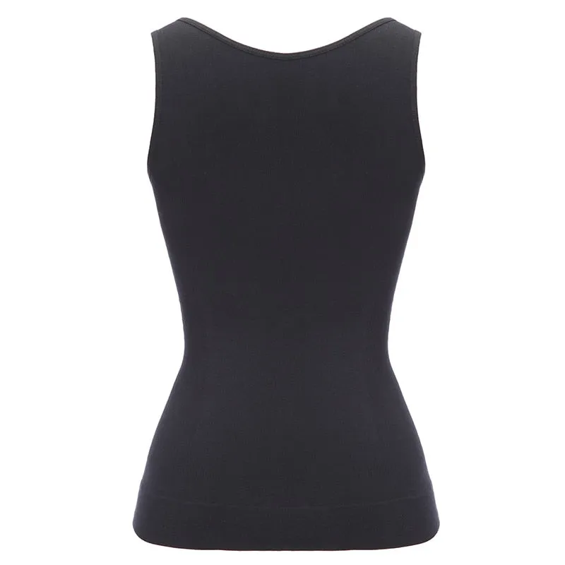 Tank Tops with Built in Bra Shelf Bra Casual Wide Strap Basic Camisole Sleeveless Top Body Shaper with Removable Bra Shapewear