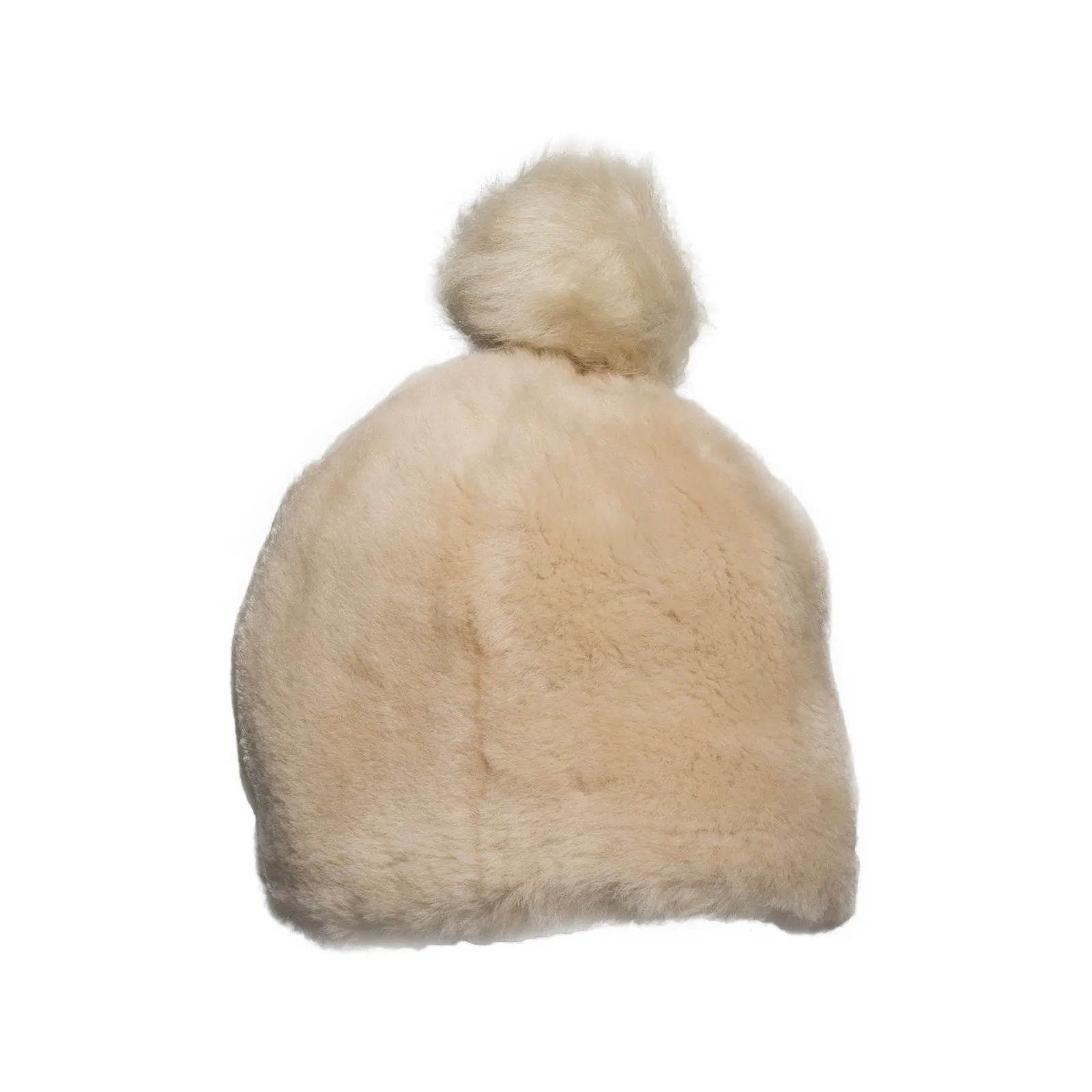 UGG Exposed Fur Beanie Chestnut Hat - Women's