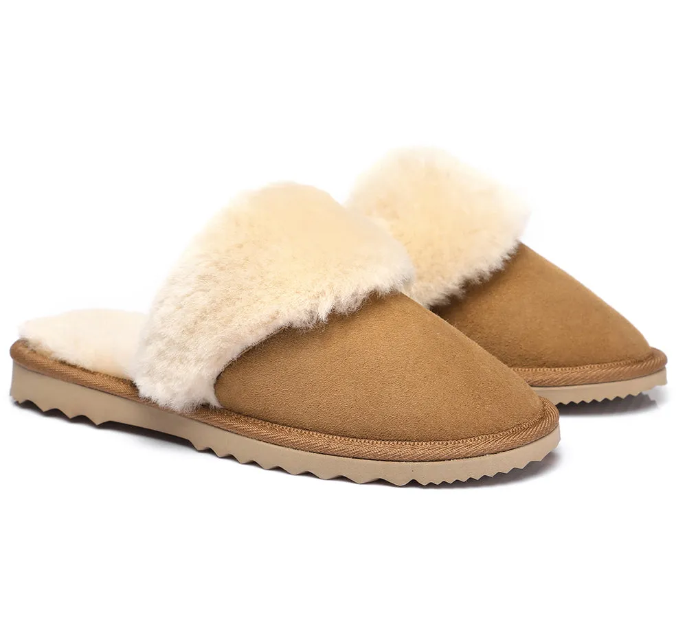 Urban UGG® UGG Slippers Australian Made Sheepskin Wool Collar Scuff