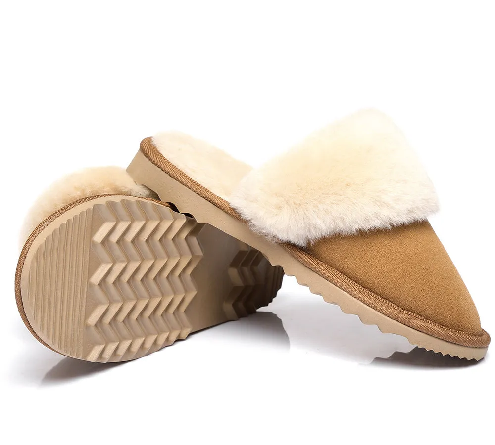 Urban UGG® UGG Slippers Australian Made Sheepskin Wool Collar Scuff