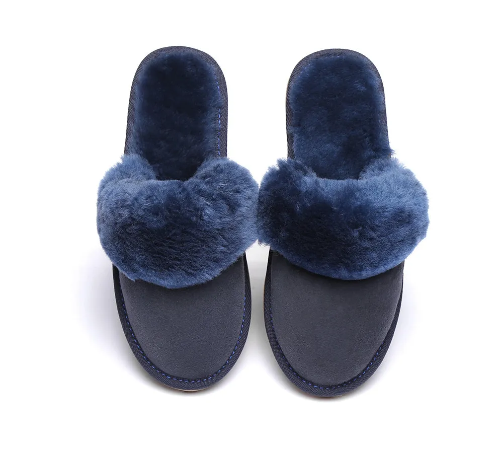 Urban UGG® UGG Slippers Australian Made Sheepskin Wool Collar Scuff