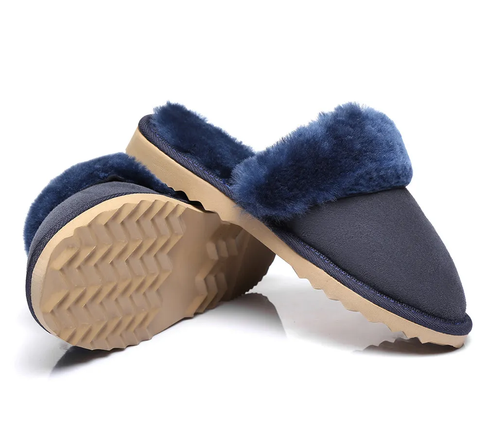 Urban UGG® UGG Slippers Australian Made Sheepskin Wool Collar Scuff