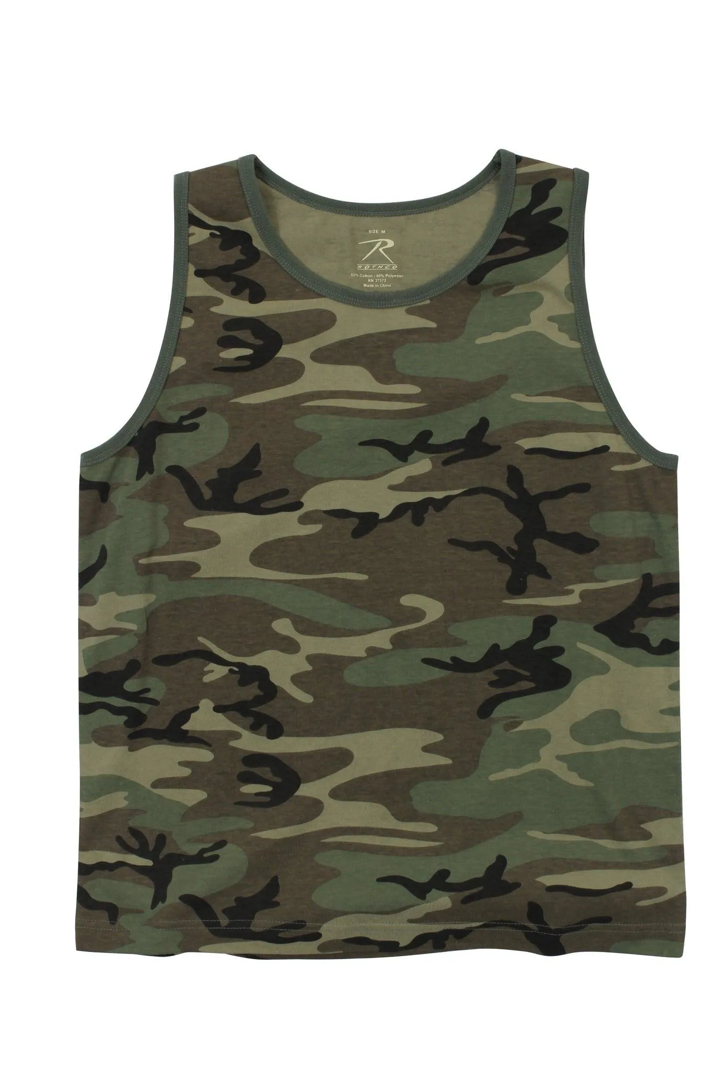 Vintage Woodland Camo Tank Top