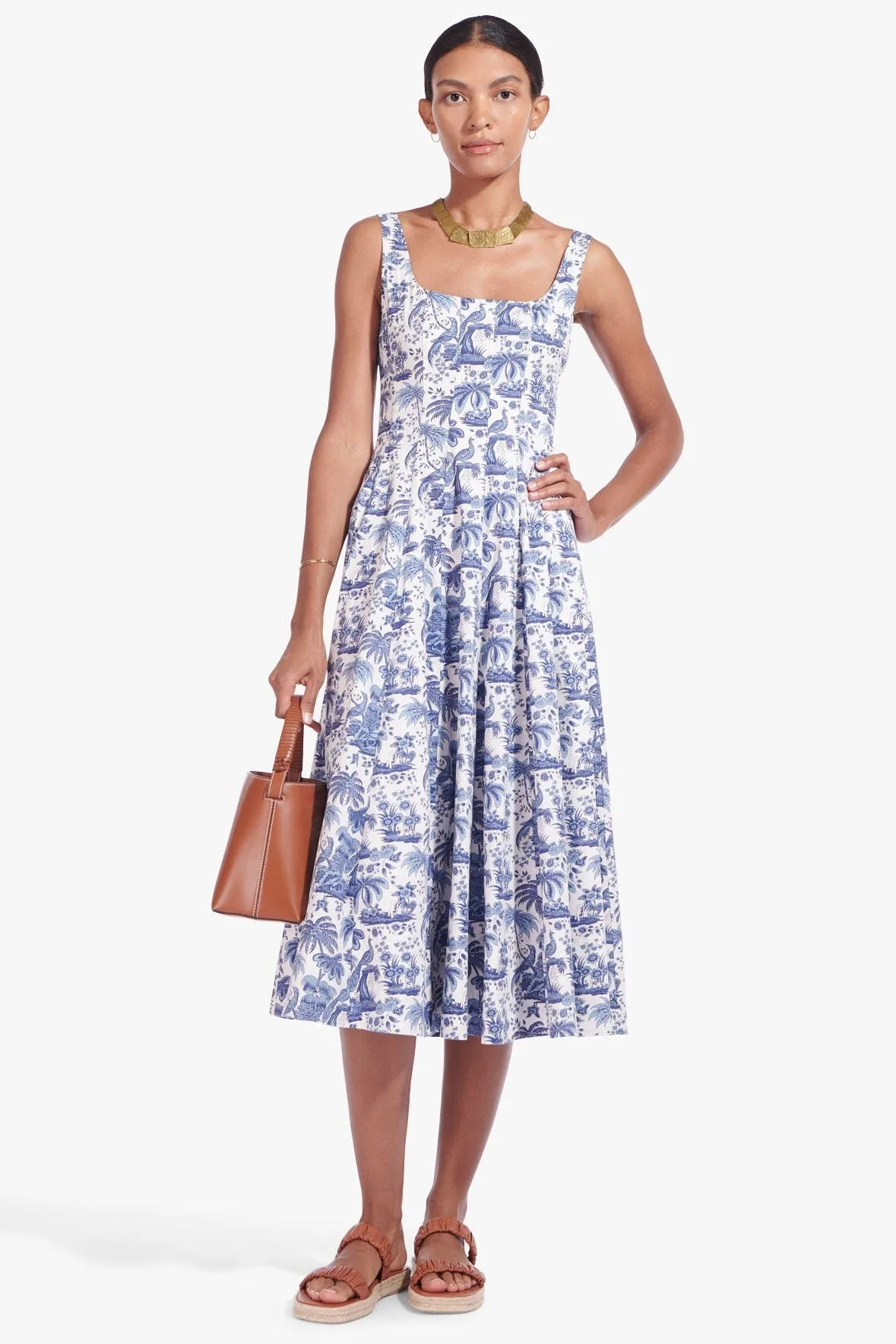 WELLS DRESS | CHINA BLUE TOILE