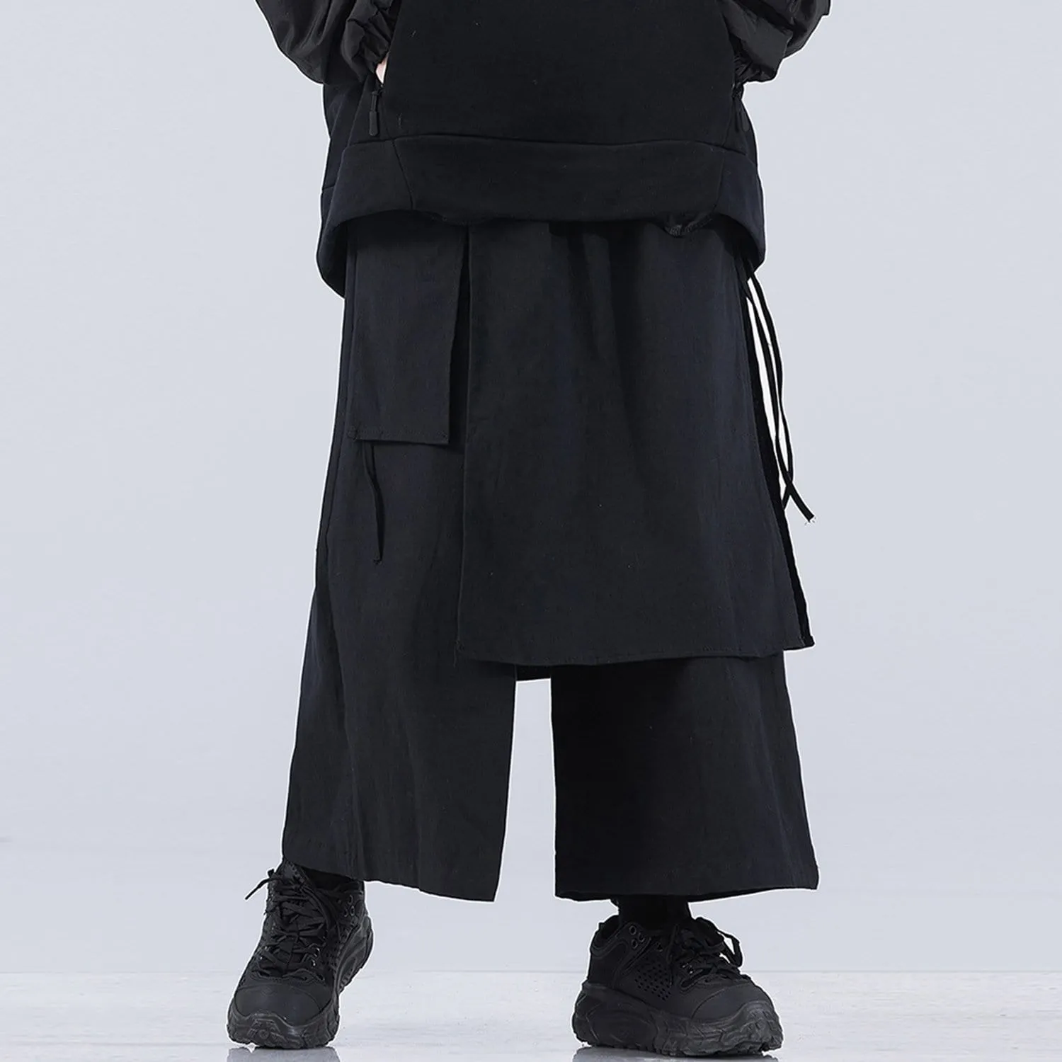 WLS Dark Irregular Harem Pants