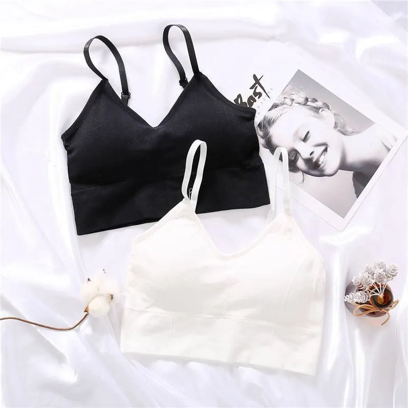 Women's Seamless Bralette with Removable Pads