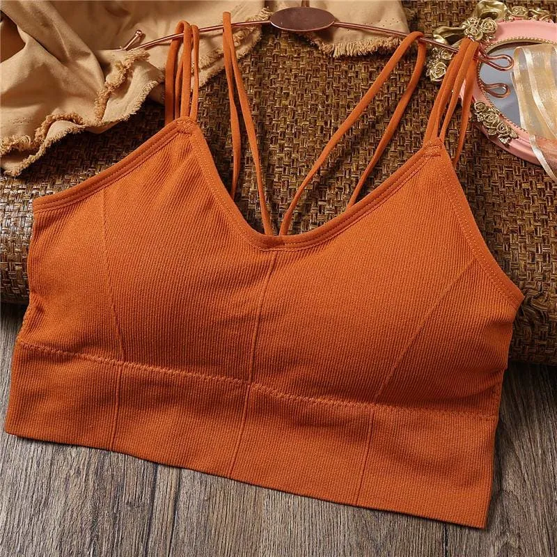 Women's Seamless Bralette with Removable Pads