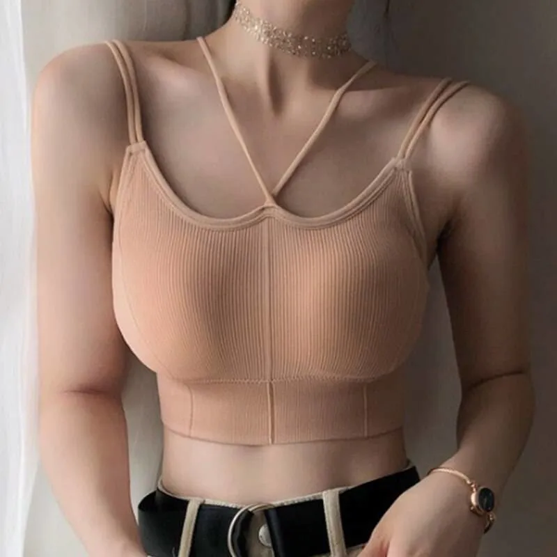 Women's Seamless Bralette with Removable Pads