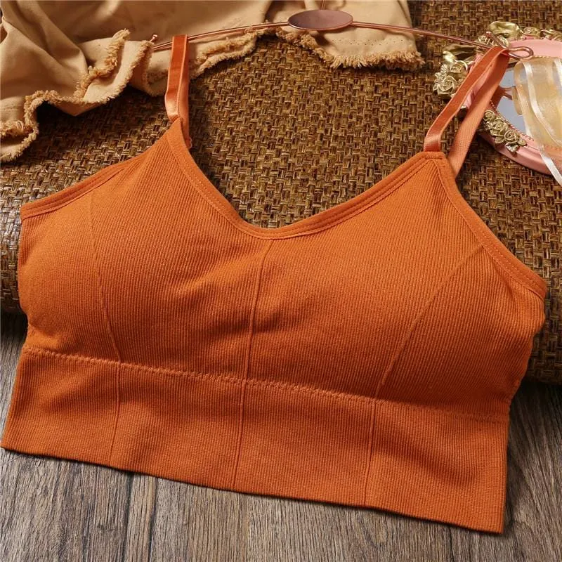 Women's Seamless Bralette with Removable Pads