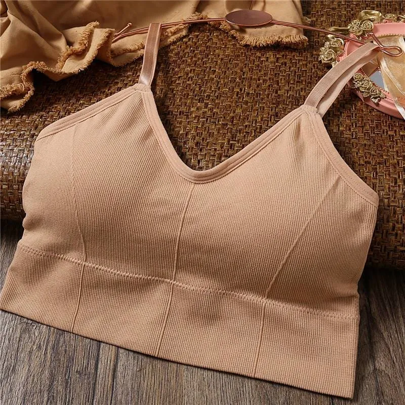 Women's Seamless Bralette with Removable Pads